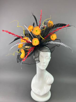 BLACK YELLOW POPPY RED HATINATOR