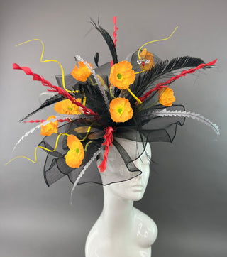 BLACK YELLOW POPPY RED HATINATOR