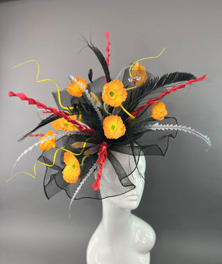 BLACK YELLOW POPPY RED HATINATOR