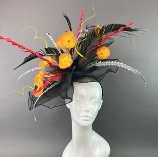 BLACK YELLOW POPPY RED HATINATOR