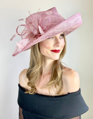 BLOOM SINAMAY DERBY HAT - The Hat Hive