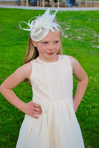The Little Haleigh Ivory Fascinator