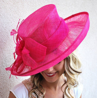 Pink Derby Hat