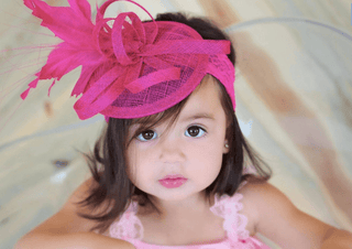 MINI HALEIGH TODDLER FASCINATOR - The Hat Hive