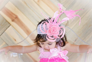 THE ELLIE ROSE TODDLER FASCINATOR - The Hat Hive