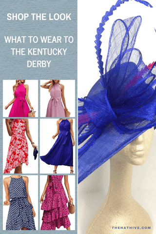 What to Wear to the Kentucky Derby: Finding the Perfect Blue Hat and Dress Combo - The Hat Hive