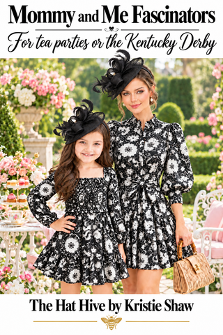 Mommy & Me Fascinator set of two fascinators ages 4 and up!