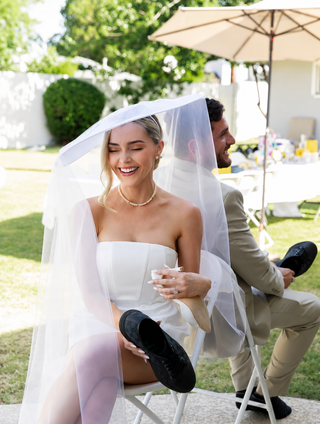 WIDE BRIM VEIL BRIDAL HAT