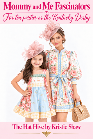 Mommy & Me Fascinator set of two fascinators ages 4 and up!