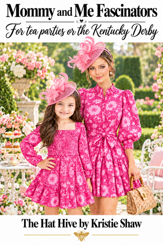 Mommy & Me Fascinator set of two fascinators ages 4 and up!
