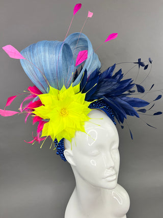 Kentucky Derby Fascinator Yellow