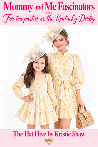 Mommy & Me Fascinator set of two fascinators ages 4 and up!