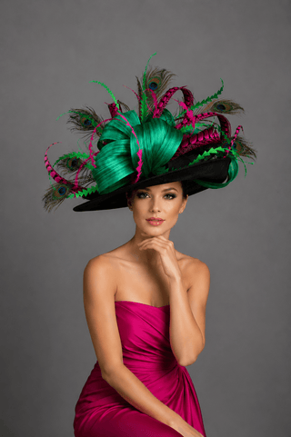 EMERALD PEACOCK WONDER - The Hat Hive
