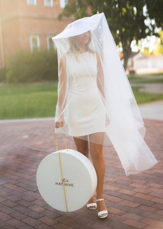 Keepsake Bridal Hat Box - The Hat Hive