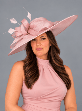 LIGHT PINK WIDE BRIM - The Hat Hive
