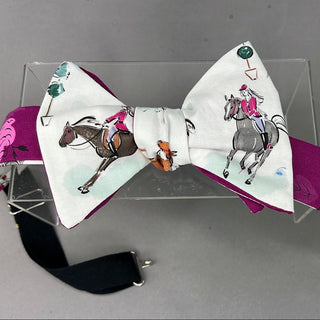 REVERSIBLE DERBY BOW TIE - The Hat Hive