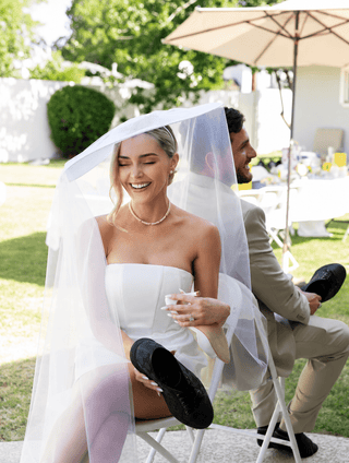 WIDE BRIM VEIL BRIDAL HAT - The Hat Hive