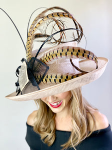 PHEASANT FEATHER CURL HAT