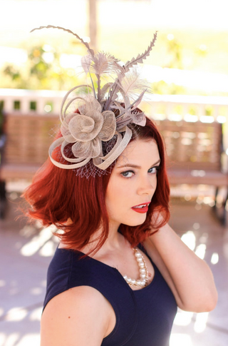 Ivory Kentucky Derby hat 
