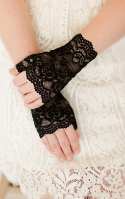 FINGERLESS LACE GLOVES The Hat Hive