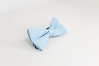 BABY BLUE BOW TIE - The Hat Hive