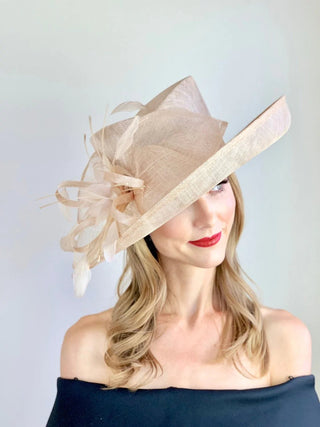 BLOOM SINAMAY DERBY HAT - The Hat Hive
