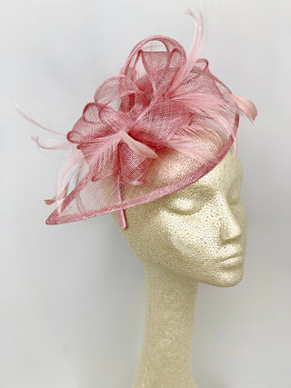 Blush Pink Fascinator" The Kenni" - The Hat Hive