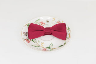 Burgundy Bow Tie - The Hat Hive