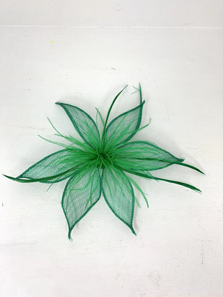 Emerald Green Fascinator - British Fancy Hat - The Hat Hive