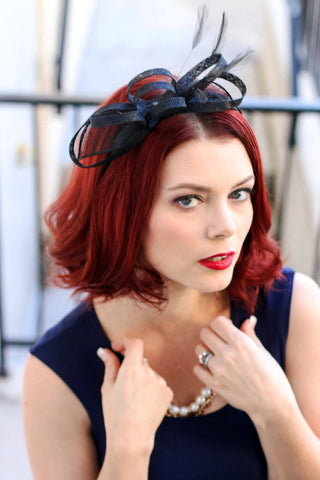 Fascinator - The olive Rayne - The Hat Hive