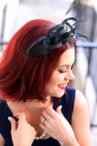 Fascinator - The olive Rayne - The Hat Hive