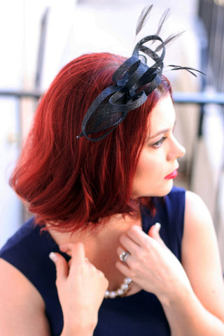 Fascinator - The olive Rayne - The Hat Hive