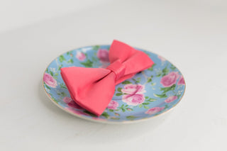 Flamingo Pink Bow Tie - The Hat Hive
