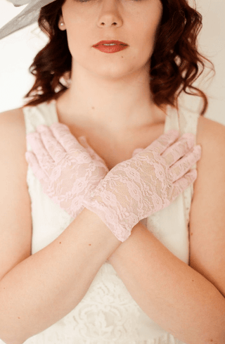FLORAL LACE GLOVES - The Hat Hive