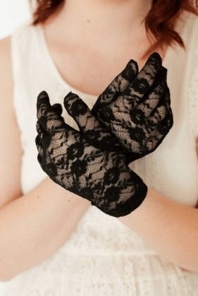 FLORAL LACE GLOVES - The Hat Hive