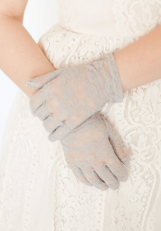 FLORAL LACE GLOVES - The Hat Hive