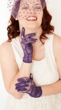 FLORAL LACE GLOVES - The Hat Hive