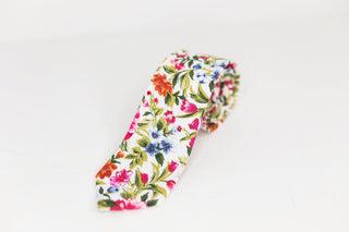 Floral Neck Tie - The Hat Hive