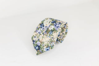 Floral Neck Tie - Multi Color - The Hat Hive