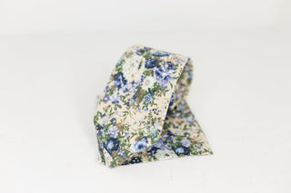Floral Neck Tie - Multi Color - The Hat Hive