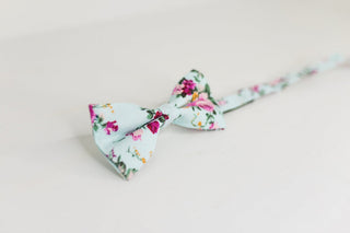 Floral Rose Bow Tie - The Hat Hive