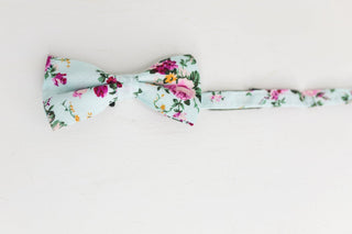 Floral Rose Bow Tie - The Hat Hive