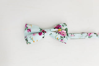 Floral Rose Bow Tie - The Hat Hive