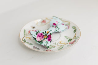 Floral Rose Bow Tie - The Hat Hive