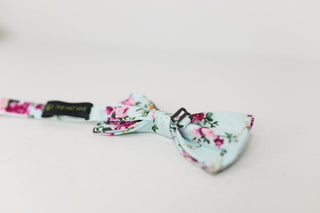 Floral Rose Bow Tie - The Hat Hive