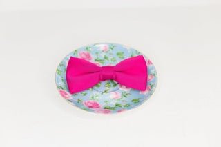 Fuchsia Pink Bow Tie - The Hat Hive