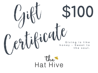 Gift Certificate - The Hat Hive