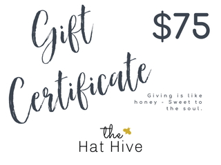 Gift Certificate - The Hat Hive