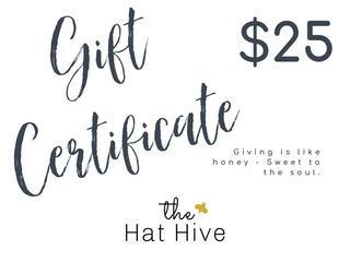 Gift Certificate - The Hat Hive