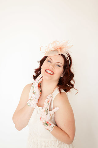 Pastel Pink Fascinator, Tea Party Hat, Church Hat, Kentucky Derby Hat, Fancy Hat, Pink Hat, Tea Party Hat, wedding hat, British Hat